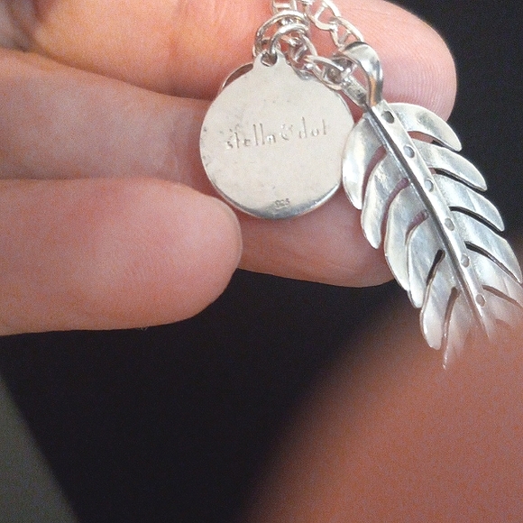 925 Stella & Dot charms on chain - Picture 5 of 9
